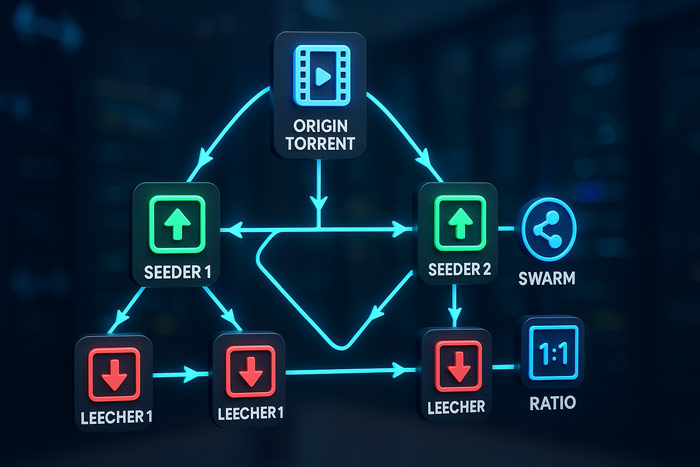 Diagram Cara Kerja Torrent