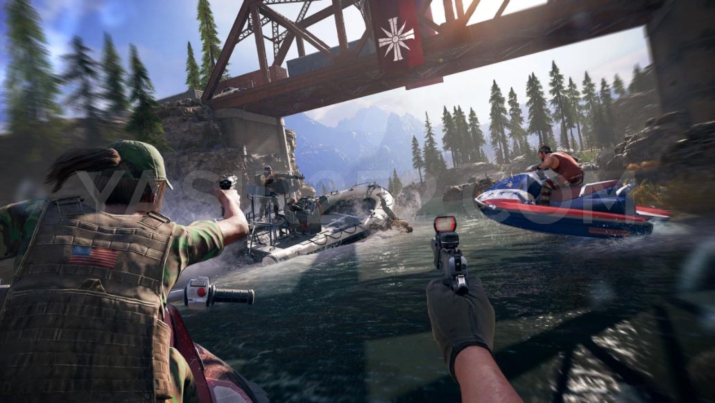 Download Far Cry 5 Full Repack untuk mainin jet boat chasing