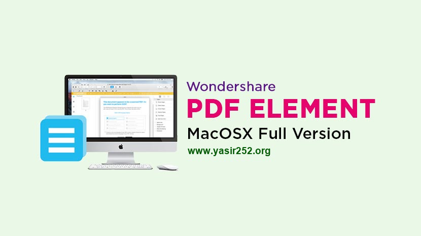 Download Wondershare PDFelement MacOSX Full Version Crack