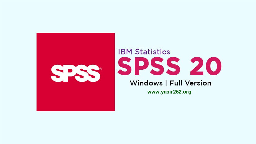 IBM SPSS Statistics 20 Full Version