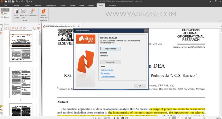 Nitro Pro 13 Download link dan tampilan UI ketika membuat PDF File