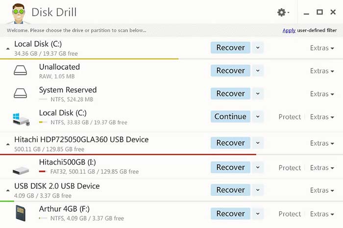 Fitur Disk Drill Enterprise Full Crack dan tampilan UI terbaru