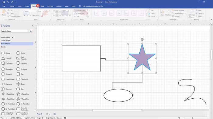 Visio 2019 Free Download Link dan Tampilan UI saat membuat Chart