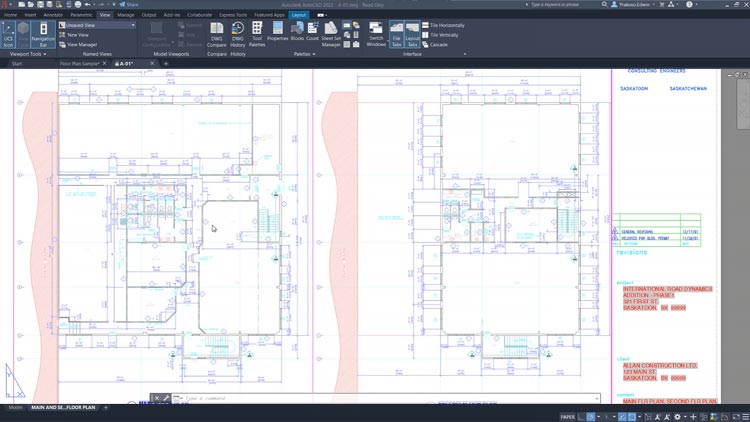 AutoCAD 2022 3D rendering viewport