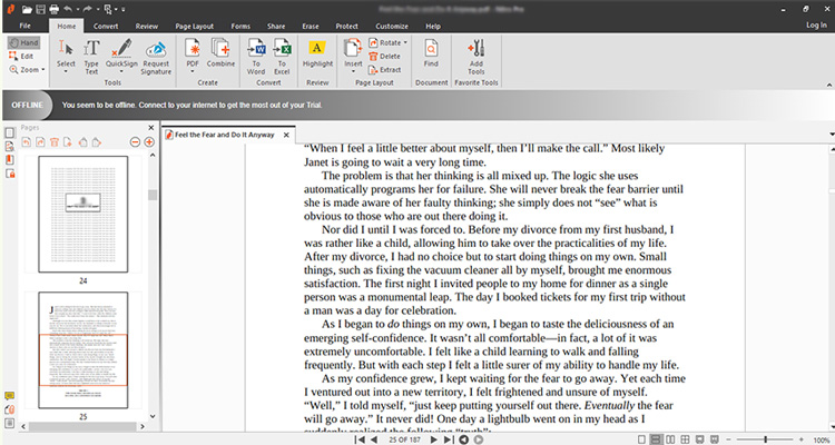 Nitro PDF Pro 14 Enterprise workspace tampilan user interface dengan fitur edit PDF