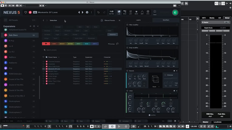 Interface reFX Nexus 5 VST Plugin Crack Terbaru