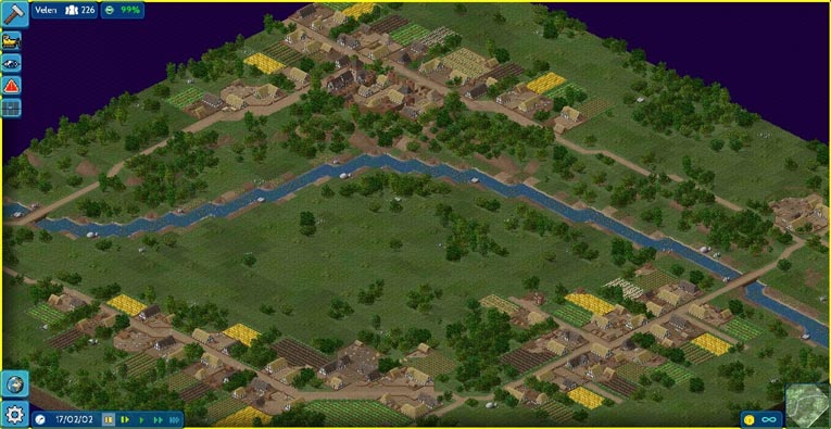 Desain tata kota metropolis padat di TheoTown v1.12 Full Crack