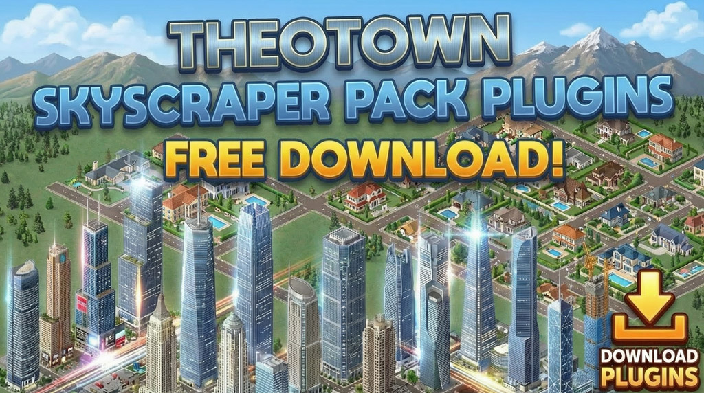 Download TheoTown Skyscraper Plugins Pack PC & Android Gratis