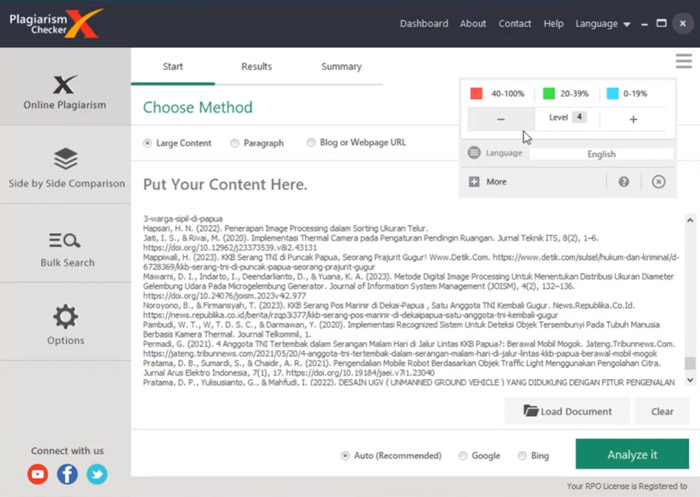 Plagiarism Checker X Full Crack Tampilan UI dan Semua Fitur Gratis