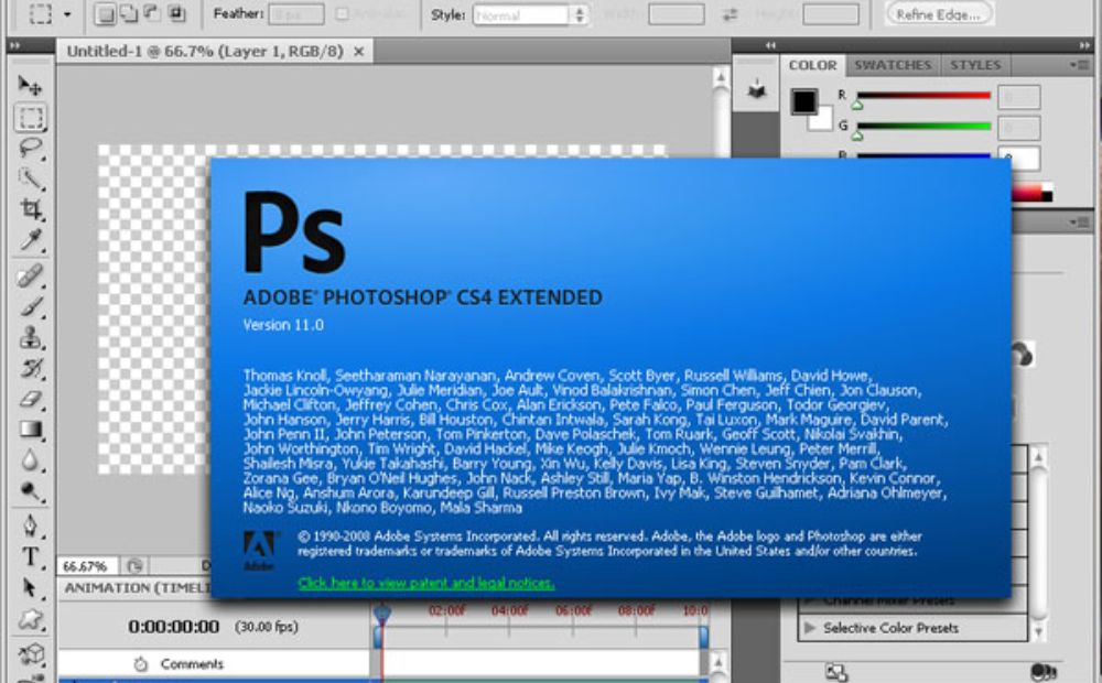 Adobe Photoshop CS4 Portable Windows 7