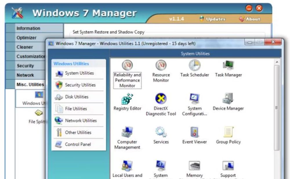 Download Windows 7 Manager Full Crack 