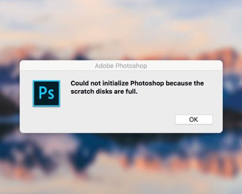 Adobe Photoshop Scratch Disk Full Solution