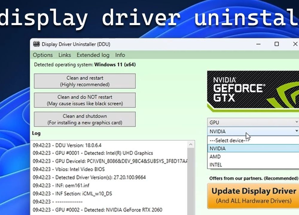 Display Driver Uninstaller Download For Windows
