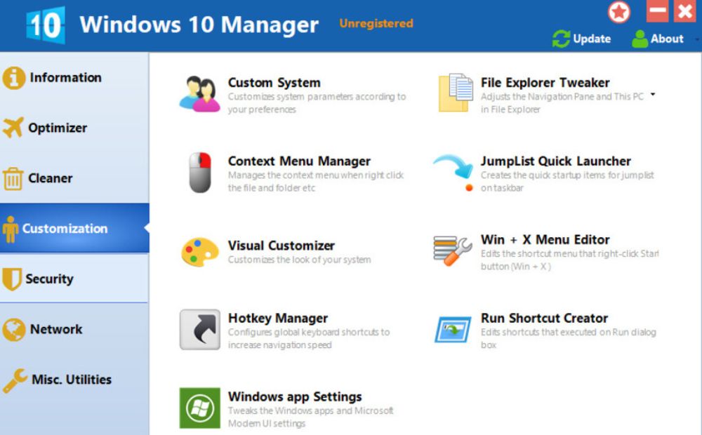 Download Windows 10 Manager Terbaru