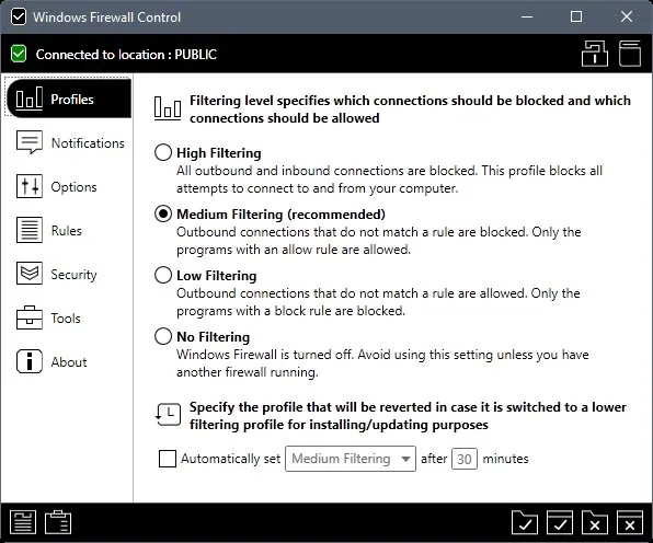cara blokir software menggunakan windows firewall