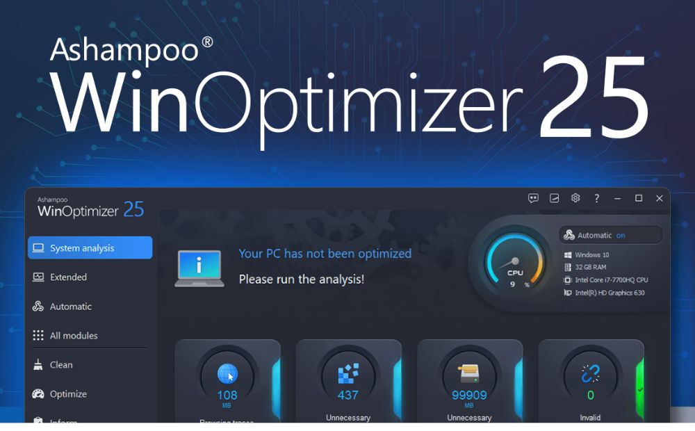 Download Ashampoo WinOptimizer Free For Pc