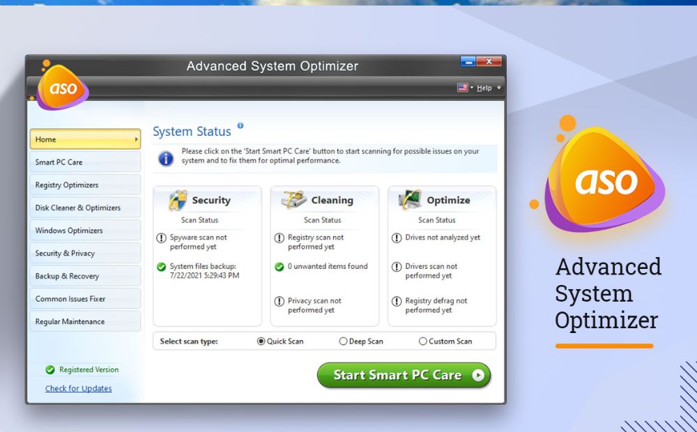 Download Advanced System Optimizer Full Repack