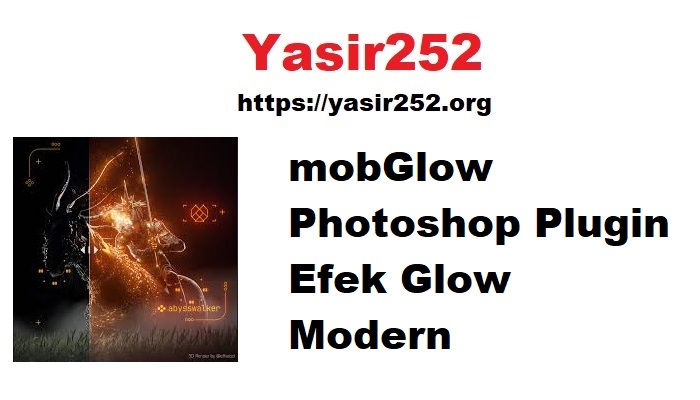 mobGlow Photoshop Plugin Efek Glow Modern untuk Desain Keren